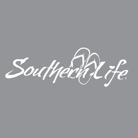24" Silver Southern Life Decal