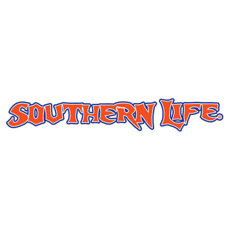10" White Southern Life Decal