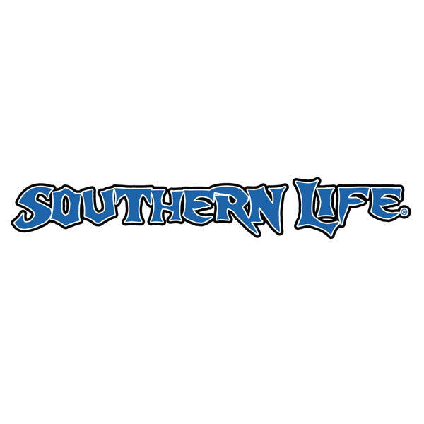 Blue & White Southern Life Decal - Southern Life Apparel