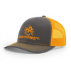 Monster Buck Snapback - Charcoal & Orange - Southern Life Apparel
