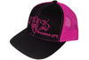 Black & Pink Hog Dog Snapback Hat - Southern Life Apparel