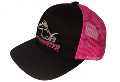 Black & Pink Hog Dog Snapback Hat