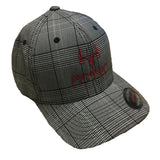 Red Deer Skull -PLAID FITTED - Southern Life Apparel
